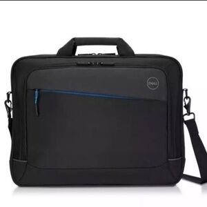 Dell Professional Briefcase 14" Lightweight Water-Resistant Black Laptop Bag NWT